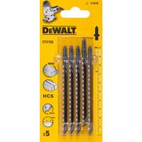 Набор пилок для лобзика T101B DeWalt 5шт DT2165