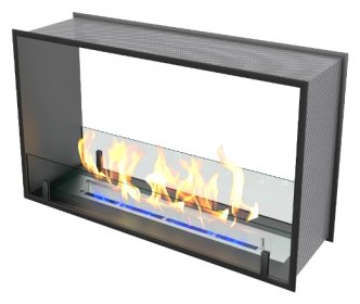 Очаг Zefire Встраиваемый сквозной очаг Standart 1400