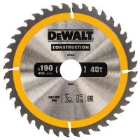 Диск пильный DeWalt твердосплавный 190х30х40 CONSTRUCTION DT1945