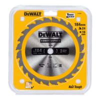 Диск пильный DeWalt твердосплавный 184х16х24 CONSTRUCTION DT1939