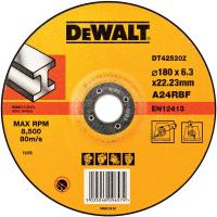 Круг шлифовальный DeWalt металл Ф180х6.3мм DT42520Z