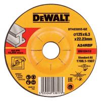 Круг шлифовальный DeWalt металл Ф125х6.3мм DT42320Z