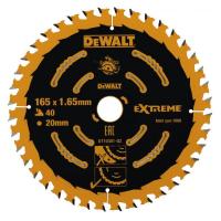 Диск пильный DeWalt твердосплавный 165х20/1.65/40 CONSTRUCTION DT10301