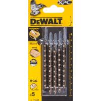 Набор пилок для лобзика T144D DeWalt 5шт DT2213