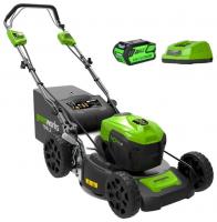 Аккумуляторная газонокосилка Greenworks 2506807uf GD40LM46SP
