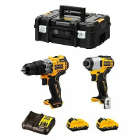 Бесщеточная дрель-шуруповерт и винтаверт DeWalt DCK2111L2T-QW