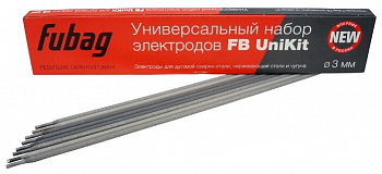 Электроды для ручной дуговой сварки Fubag FB UniKit O 3мм 0.9кг