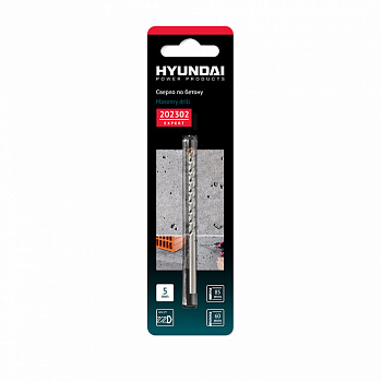 Сверло по бетону Hyundai 5,0x85/50mm 202302