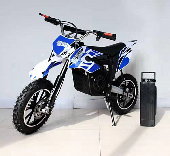 Электромотоцикл GreenCamel Dirt Bike DB100 Синий 12626