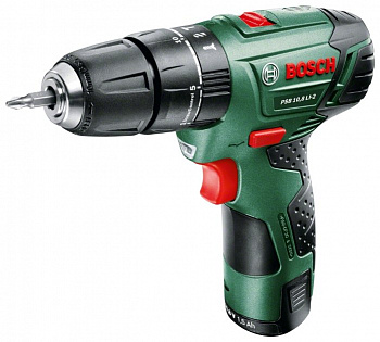 Дрель-шуруповерт BOSCH PSB 10,8 LI-2 1.5Ah x1 Case