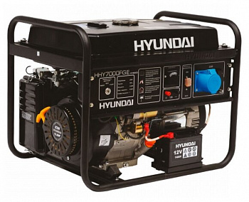 Газо-бензиновая электростанция Hyundai HHY 7000FGE