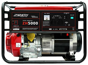 Бензиновая электростанция Zenith ZH5000