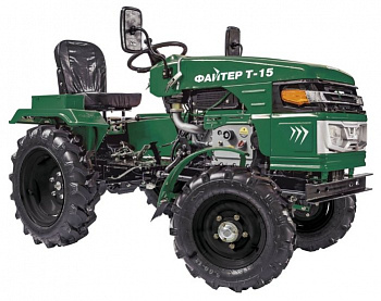 Мини-трактор Файтер T-15 с почвофрезой