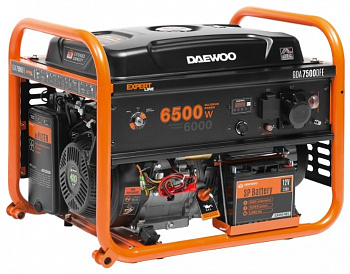 Газо-бензиновая электростанция Daewoo Power Products GDA 7500DFE
