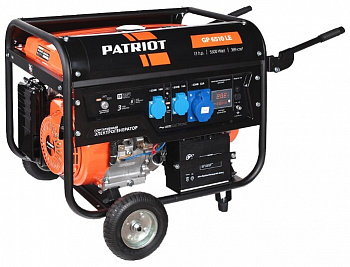 Бензиновая электростанция PATRIOT GP 6510LE