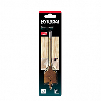 Сверло по дереву перьевое Hyundai 30x152mm 202229