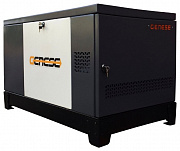 Газовая электростанция Genese Standard 12000T Neva в кожухе с АВР