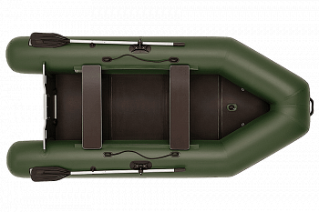 Лодка Фрегат 320 ЕК с килем зеленая