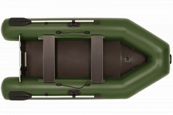 Лодка Фрегат 300 ЕК с килем зеленая