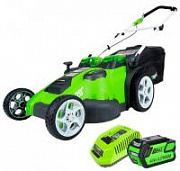 Аккумуляторная газонокосилка Greenworks 2500207vb G40LM49DBK4