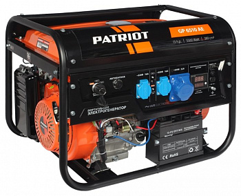 Бензиновая электростанция PATRIOT GP 6510AE