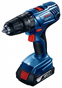 Дрель-шуруповерт BOSCH GSB 180-LI 1.5Ач х2 кейс комплект2