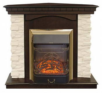 Камин RealFlame Elford Corner (угловой) AO + Majestic LUX BR S