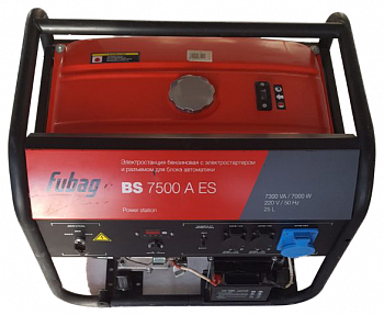 Бензиновая электростанция Fubag BS 7500 A ES (568254)