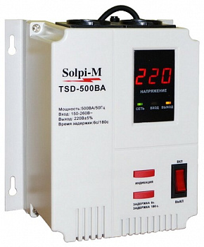 Стабилизатор напряжения Solpi-M TSD-500VА