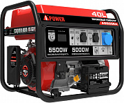 Бензиновый генератор A-iPower A5500EA 20106