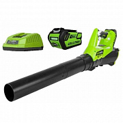 Воздуходув аккумуляторный Greenworks G40AB с АКБ и ЗУ 2400807UB