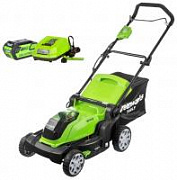 Аккумуляторная газонокосилка Greenworks 2500007vb G-MAX 40V