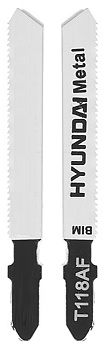 Пилки для лобзиков Hyundai T118AF (2шт) 204111