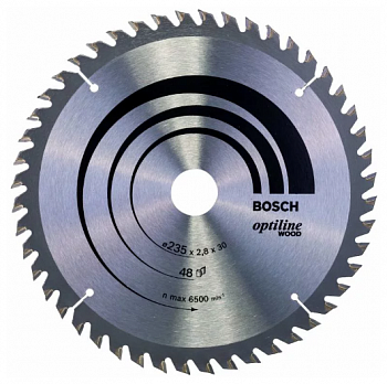 Пильный диск BOSCH Optiline Wood 2608640727 235х30 мм
