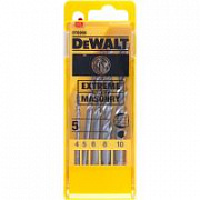 Набор сверл DeWalt 5шт камень (4-10) DT6956