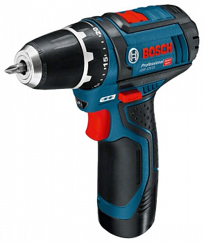 Дрель-шуруповерт BOSCH GSR 12V-15 2.0Ач х2 L-BOXX