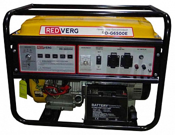 Бензиновая электростанция RedVerg RD-G6500E