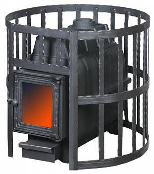 Банная печь Fireway ПароВар 22 сетка-ковка (К201) без выноса