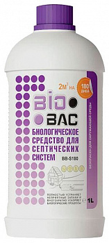 BioBac Биологическое средство для септических систем BB-S 180 1 л