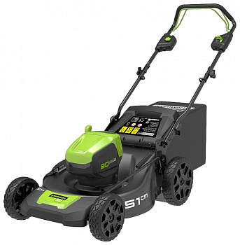 Газонокосилка greenworks 2500707 80V Pro 51cm GD80LM51