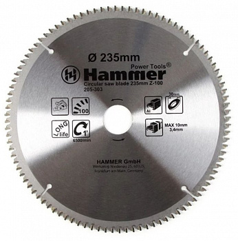 Пильный диск Hammer Flex 205-303 CSB AL 235х30 мм