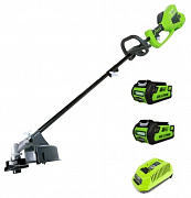 Триммер greenworks 2100207c G-MAX 40V GD40STK2X