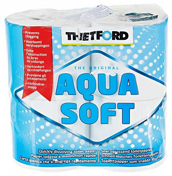 Thetford Туалетная бумага Aqua Soft 4 рулона