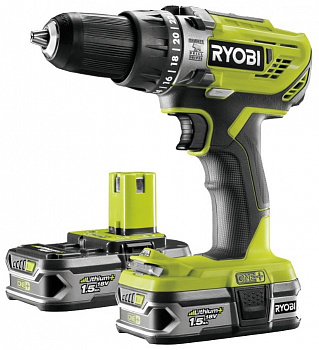 Дрель-шуруповерт RYOBI R18PD3-215S