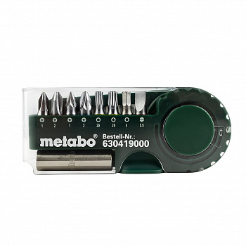 Набор Metabo 8 бит+битодержатель 630419000