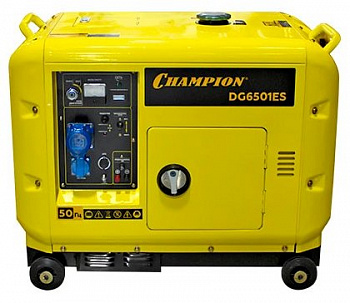 Дизельная электростанция CHAMPION DG6501ES+ATS
