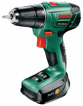 Дрель-шуруповерт BOSCH PSR 1440 LI-2 1.5Ah x1 Case