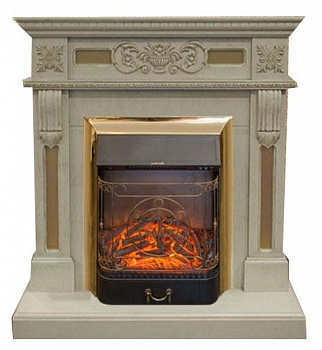 Камин RealFlame Corsica WT + Majestic Lux BR S
