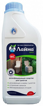 Лайна Дезинфицирующее средство для туалетов Био 1 л