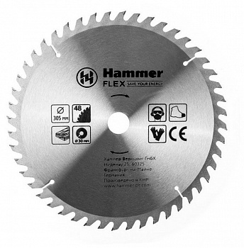 Пильный диск Hammer Flex 205-132 CSB WD 305х30 мм